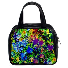 The Neon Garden Classic Handbag (two Sides)