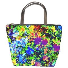 The Neon Garden Bucket Handbag