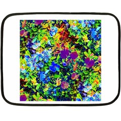 The Neon Garden Mini Fleece Blanket (two Sided)