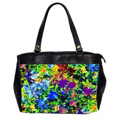 The Neon Garden Oversize Office Handbag (two Sides) by rokinronda