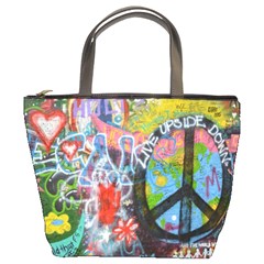 Prague Graffiti Bucket Handbag