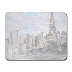 Eiffel Tower Paris Small Mouse Pad (rectangle) by rokinronda