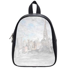 Eiffel Tower Paris School Bag (small) by rokinronda