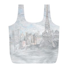 Eiffel Tower Paris Reusable Bag (l)