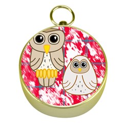 Two Owls Gold Compass