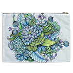 Peaceful Flower Garden Cosmetic Bag (XXL) Back