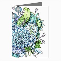 Peaceful Flower Garden 2 Greeting Card by Zandiepants