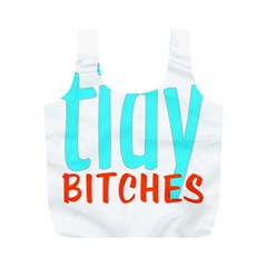 Tidy Bitcheslarge1 Fw Reusable Bag (m) by tidybitches