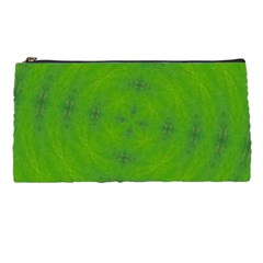 Go Green Kaleidoscope Pencil Case by Fractalsandkaleidoscopes