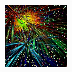 Exploding Fireworks Glasses Cloth (medium, Two Sided) by StuffOrSomething