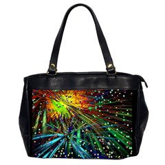 Exploding Fireworks Oversize Office Handbag (two Sides) by StuffOrSomething