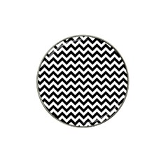 Black And White Zigzag Golf Ball Marker 4 Pack (for Hat Clip) by Zandiepants