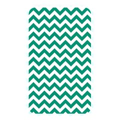 Emerald Green And White Zigzag Memory Card Reader (rectangular) by Zandiepants