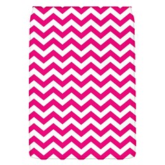 Hot Pink And White Zigzag Removable Flap Cover (small) by Zandiepants