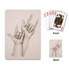 I Love You Playing Cards Single Design