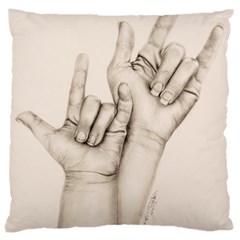 I Love You Large Cushion Case (two Sided)  by TonyaButcher