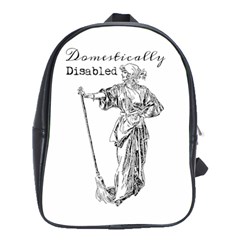 Domestically Disabled School Bag (large) by StuffOrSomething