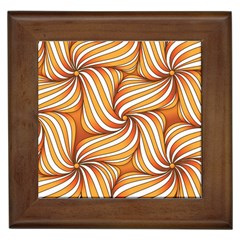 Sunny Organic Pinwheel Framed Ceramic Tile by Zandiepants