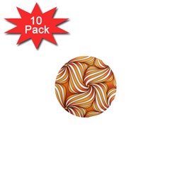 Sunny Organic Pinwheel 1  Mini Button Magnet (10 Pack) by Zandiepants