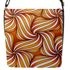 Sunny Organic Pinwheel Flap Closure Messenger Bag (small) by Zandiepants