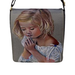 Prayinggirl Flap Closure Messenger Bag (large) by TonyaButcher