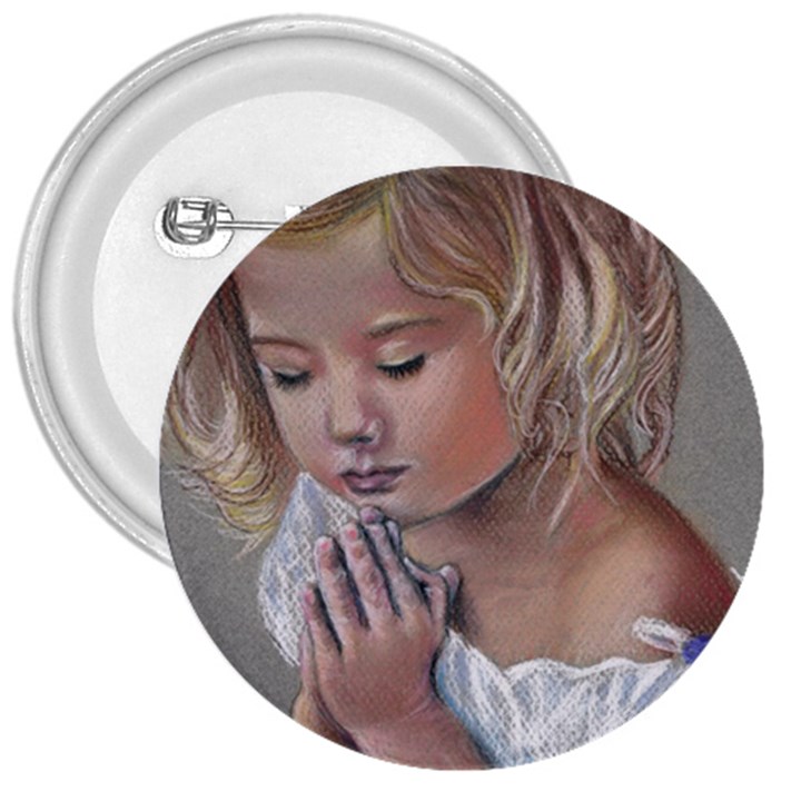 Prayinggirl 3  Button