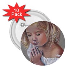 Prayinggirl 2 25  Button (10 Pack) by TonyaButcher