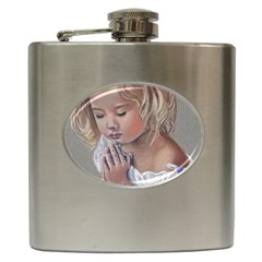 Prayinggirl Hip Flask