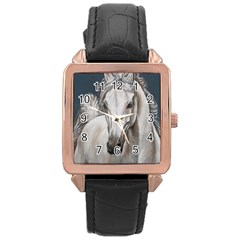 Breeze Rose Gold Leather Watch  by TonyaButcher