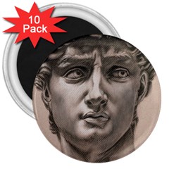 David 3  Button Magnet (10 Pack) by TonyaButcher