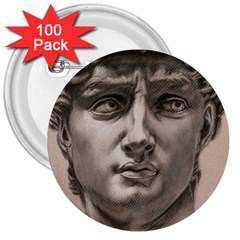 David 3  Button (100 Pack) by TonyaButcher