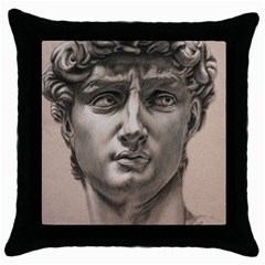 David Black Throw Pillow Case