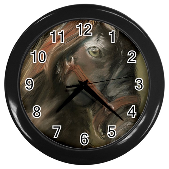 Storm Wall Clock (Black)