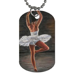 Ballet Ballet Dog Tag (one Sided) by TonyaButcher