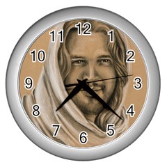 Messiah Wall Clock (silver) by TonyaButcher