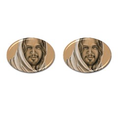 Messiah Cufflinks (oval) by TonyaButcher