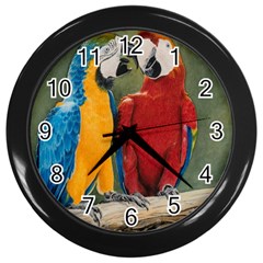 Feathered Friends Wall Clock (black)