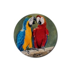Feathered Friends Drink Coasters 4 Pack (round) by TonyaButcher