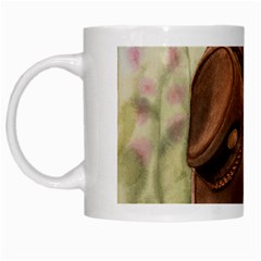 Hat On The Fence White Coffee Mug by TonyaButcher