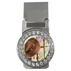 Hat On The Fence Money Clip (cz) by TonyaButcher