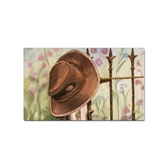 Hat On The Fence Sticker 10 Pack (rectangle)