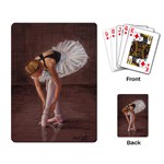 Ballerina Playing Cards Single Design Back