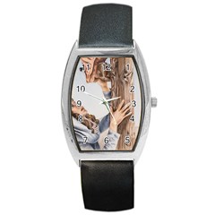 Stabat Mater Tonneau Leather Watch by TonyaButcher