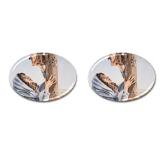 Stabat Mater Cufflinks (oval) by TonyaButcher