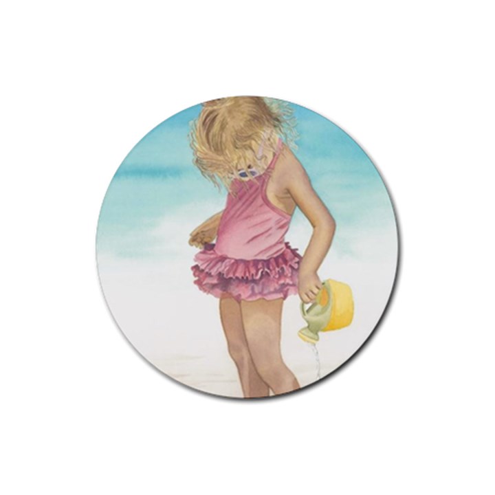 Beach Play Sm Drink Coaster (Round)