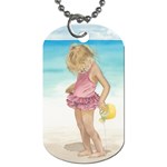 Beach Play Sm Dog Tag (One Sided) Front