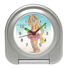 Beach Play Sm Desk Alarm Clock by TonyaButcher