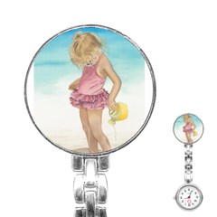 Beach Play Sm Stainless Steel Nurses Watch