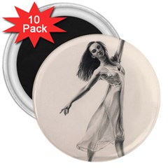 Perfect Grace 3  Button Magnet (10 Pack)