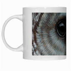 Barred Owl White Coffee Mug by TonyaButcher